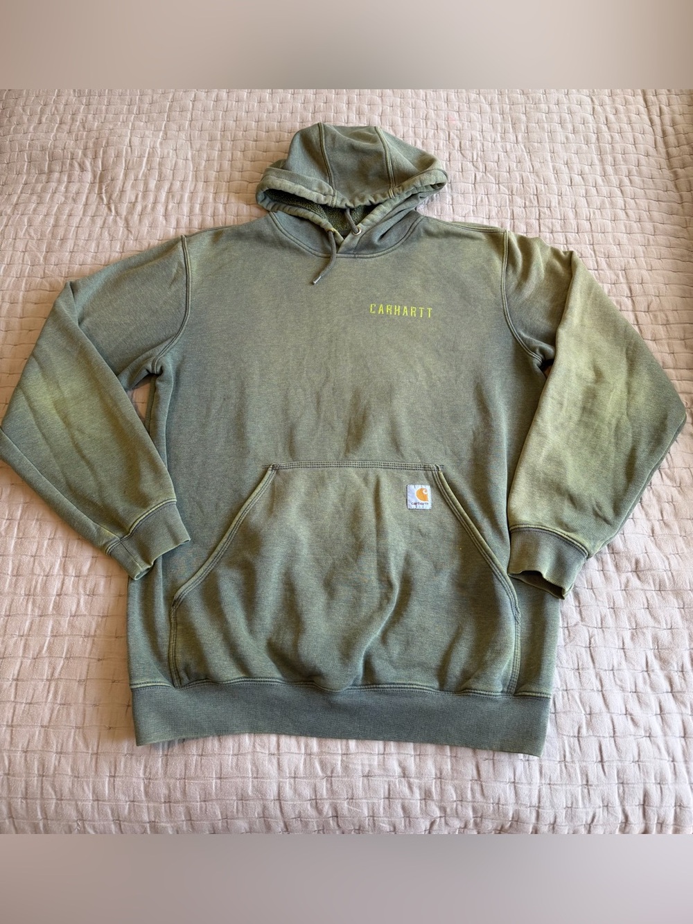 Carhartt Green Hoodie Size Medium Original Fit